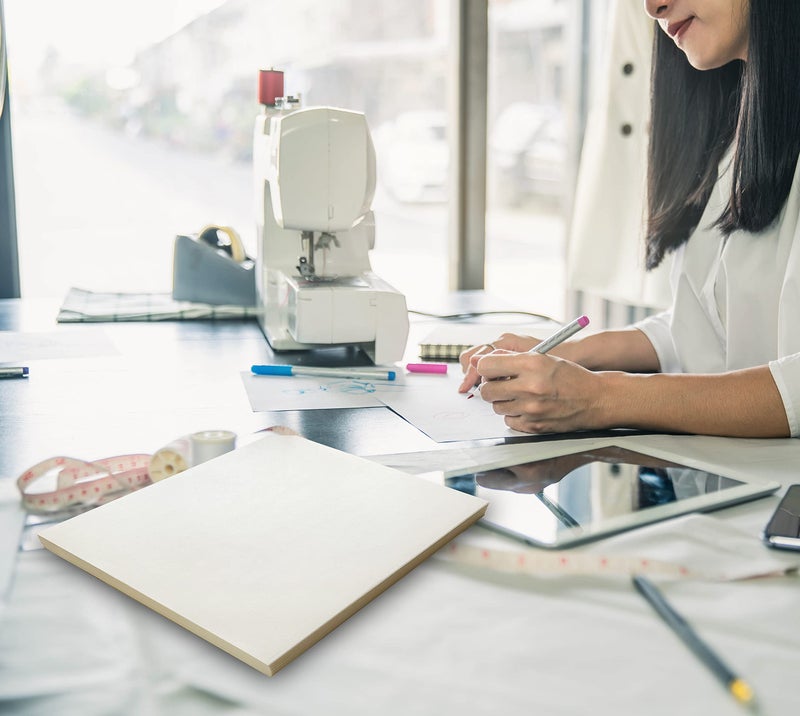 HimaPro Tear Away Embroidery Stabilizer Backing 1.8 Ounce Medium Weight(12 "" x 10 "" x 100 Sheets) - Great for 5 x 7 and 6 x6 Hoops - Image 5